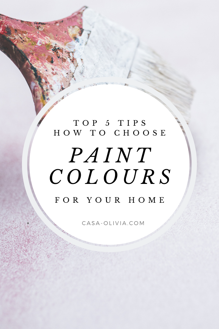 how to choose paint colours